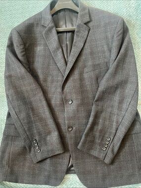 Pronto Uomo Gray Plaid Sport Coat